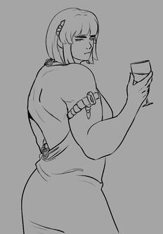 halfbody outline