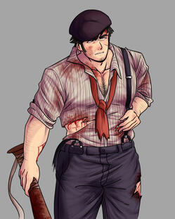half body fully shaded!